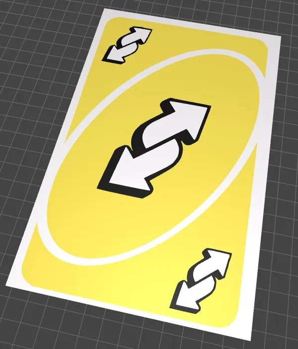Yellow Green Red Blue UNO Reverse Card by Ocilirca MakerWorld: Download ...
