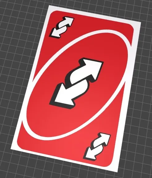 Yellow Green Red Blue UNO Reverse Card by Ocilirca MakerWorld: Download ...