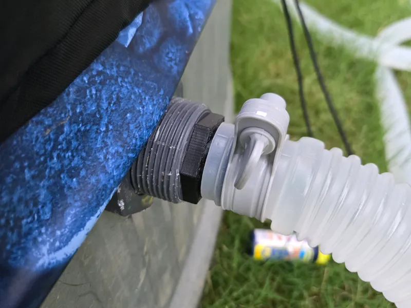 1" NPT to 1.25" intex pool hose adapter