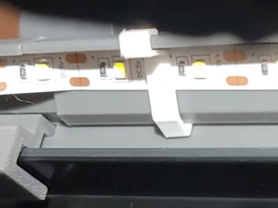 AMS Riser LED Strip Clip for LED Risers with Diffusers