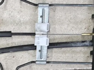 Audi lumbar support clips for A4 seat