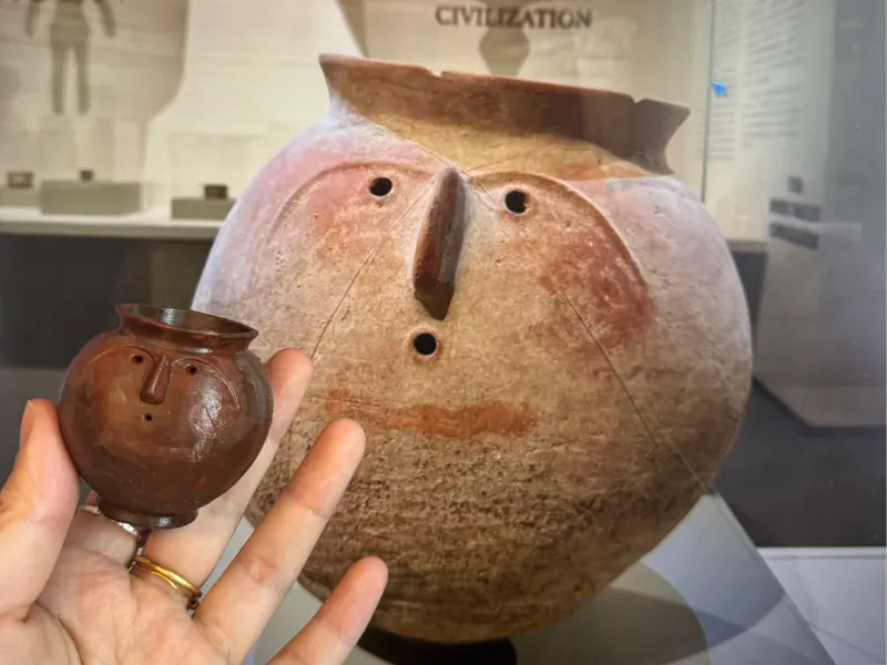 人面陶瓮