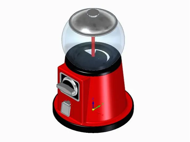 Gumball Vending Machine 100% Working