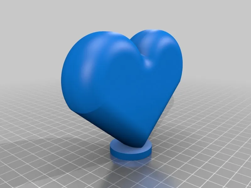 Heart with led light