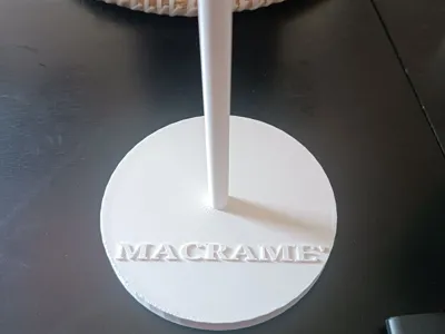 Macrame Paper Towel Holder