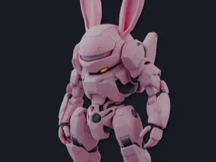 robot bunny