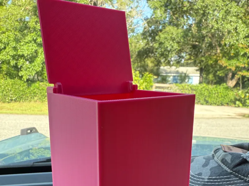 Box with Lid. Sized for Euthasol. Veterinary Box