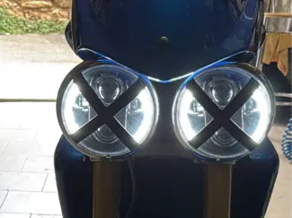 X Faro anteriore triumph Street Triple 