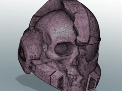 Skull-Helldivers Helmet 