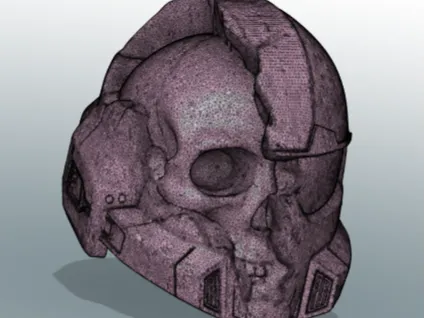 Skull-Helldivers Helmet 