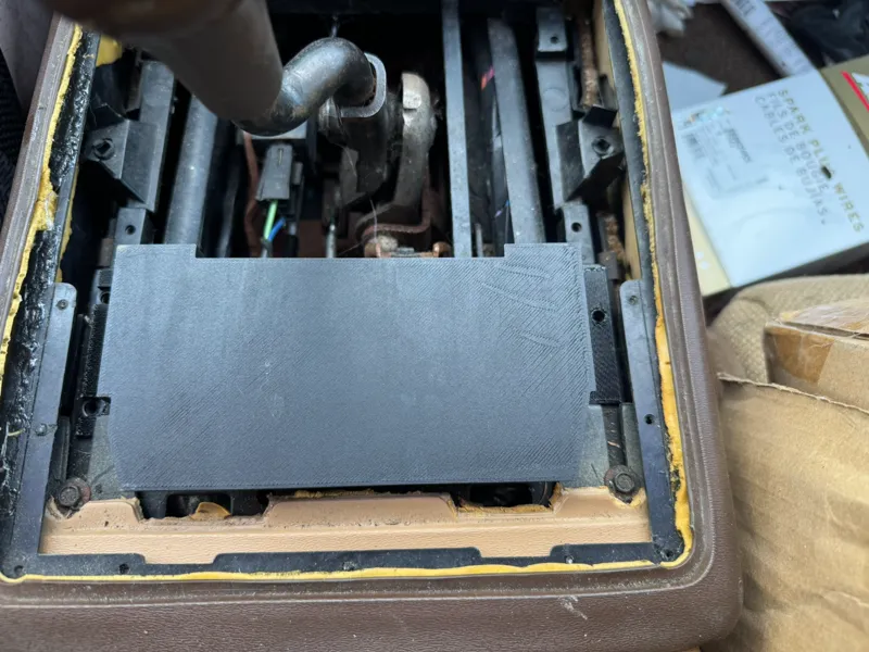 Fiero Window Switch Center Console Plate