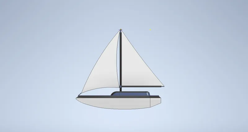 Decorative sailboat