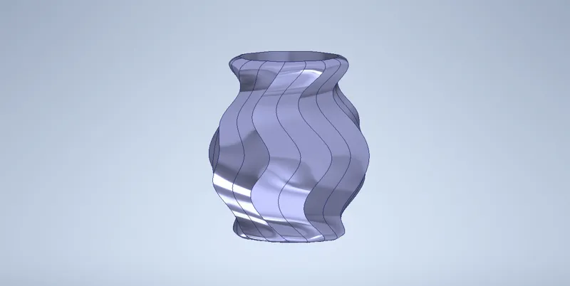 wave vase