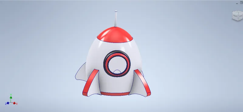 Rocket easter egg