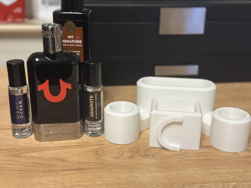 Cologne holder