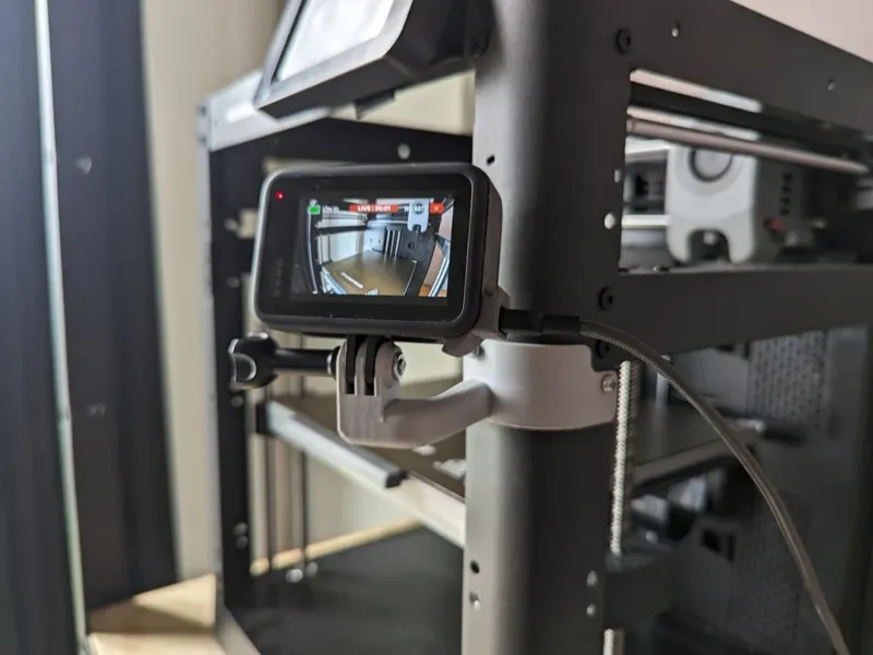 Flashforge Adventurer 5M – Supporto GoPro a scatto