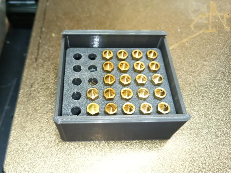 Caja almacenamiento boquillas volcano (12 o 30)