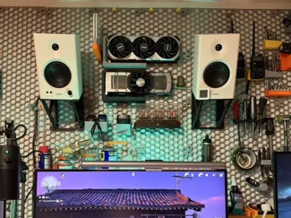 漫步者 MR4 音箱壁挂支架 Edifier MR4 speaker wall mount