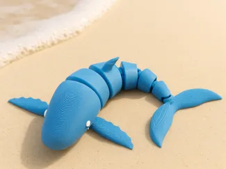 Adorable Articulated Shark Fidget Toy