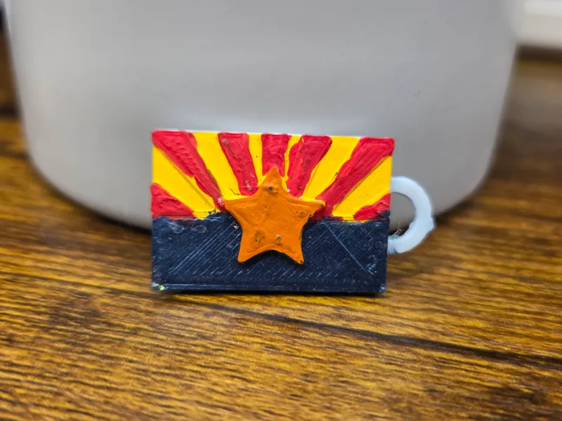 Arizona Flag Keychain