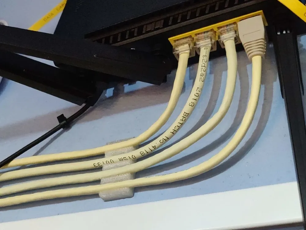 UTP Network Cable Holder by ale7381 MakerWorld: Download Free 3D Models