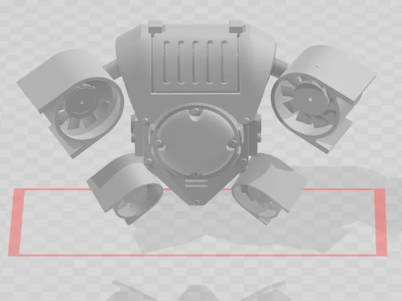 Propeller backpack for underwater space marines