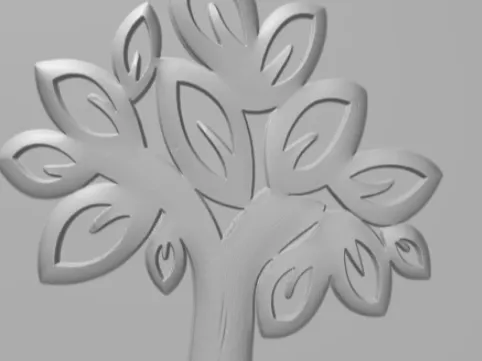 Quadro in rilievo con l'albero della vita
