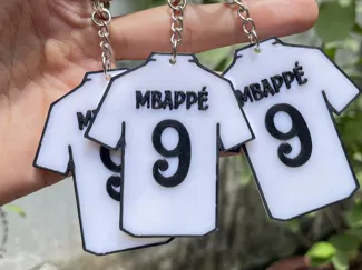 Real Madrid 2025 Mbappe Keychain