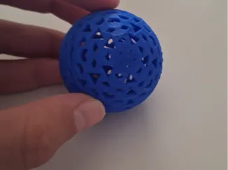 airless ping pong ball
