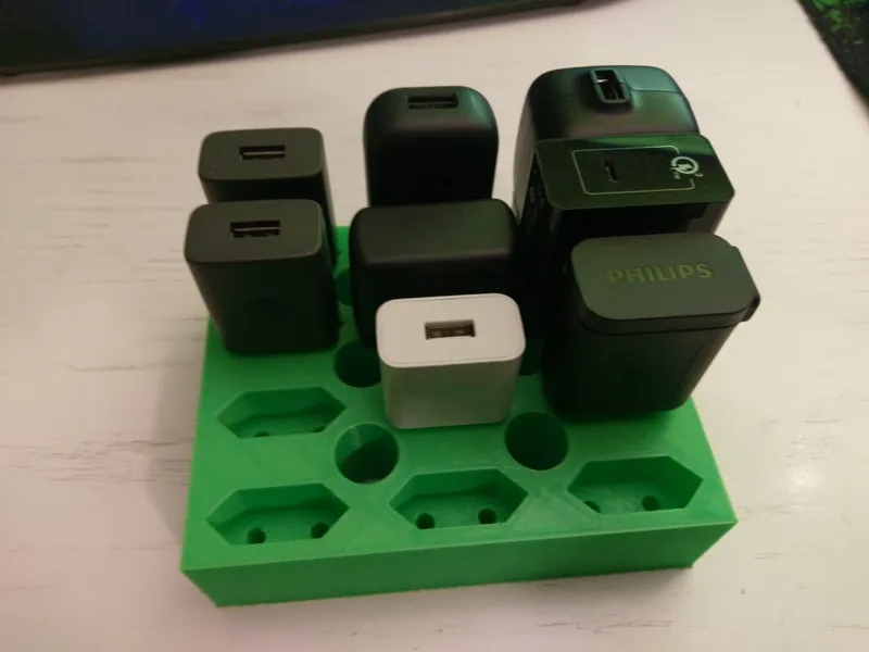 Europlug charger holder