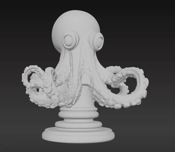 Octopus Sculpture by Swotar MakerWorld: Download Free 3D Models