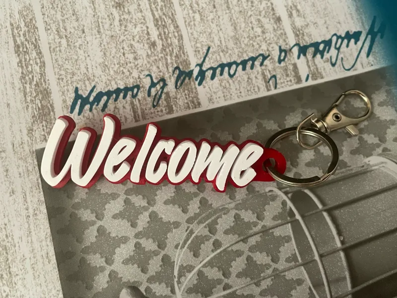llavero welcome