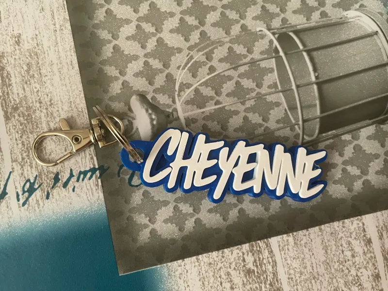 llavero con nombre cheyenne
