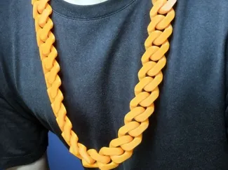 cadena impresa en 3d