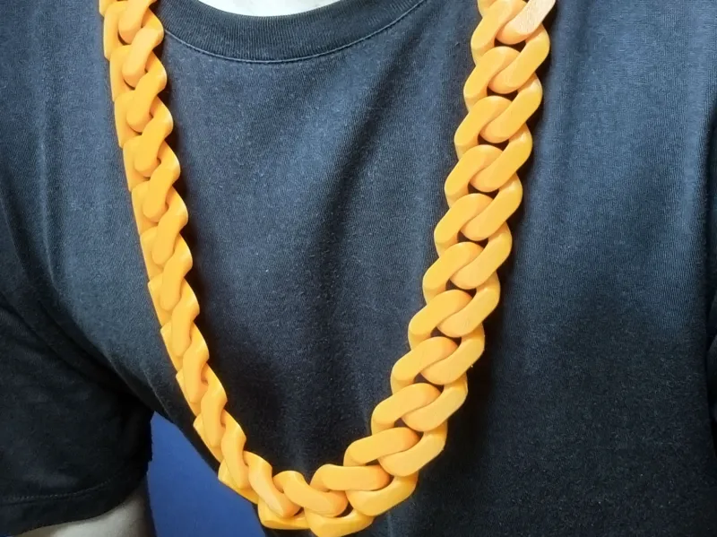 cadena impresa en 3d