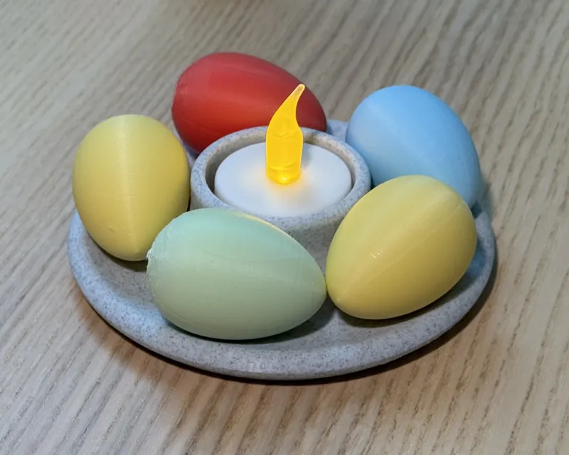 Easter Themed Candle Holder (Parametric)