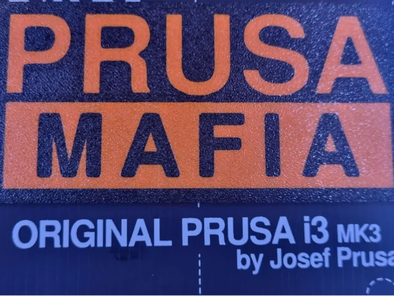 Prusa Mafia Sign