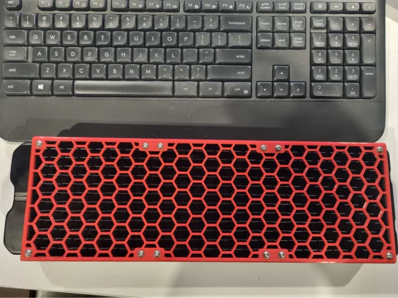 360mm PC radiator grill
