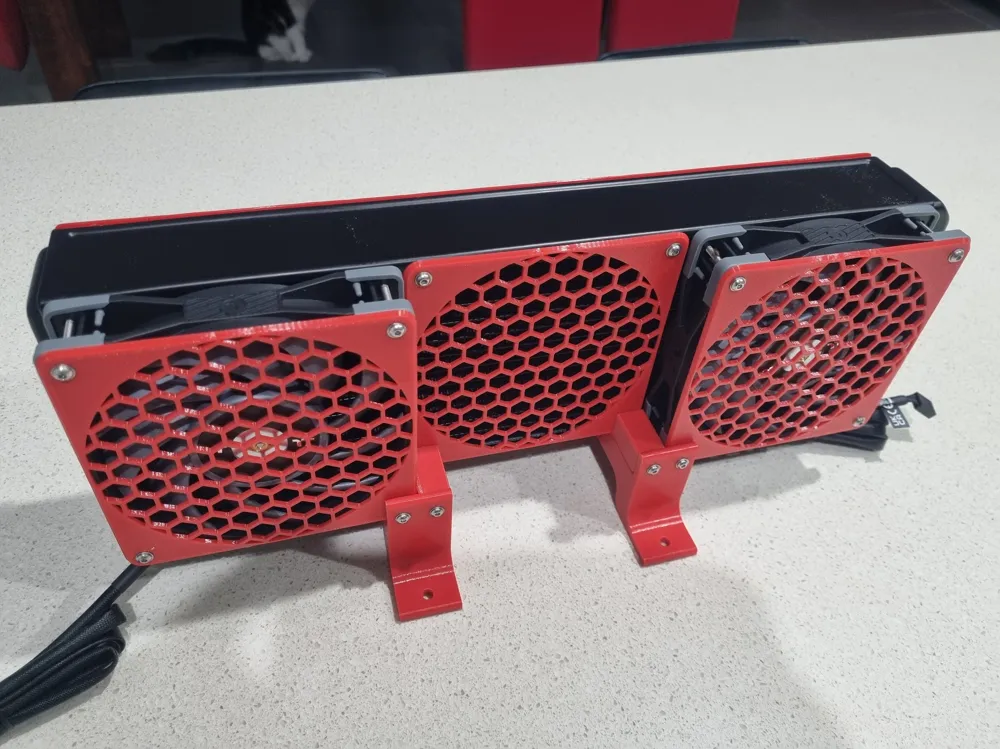 360mm PC radiator mount by IPIND_3D MakerWorld: Download Free 3D Models
