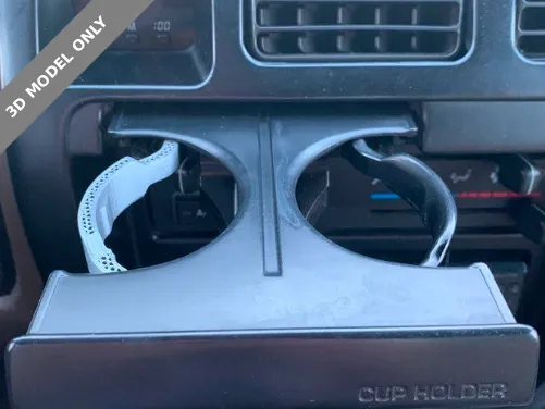 Arm for 1996-1998 4Runner in-dash cup-holder.