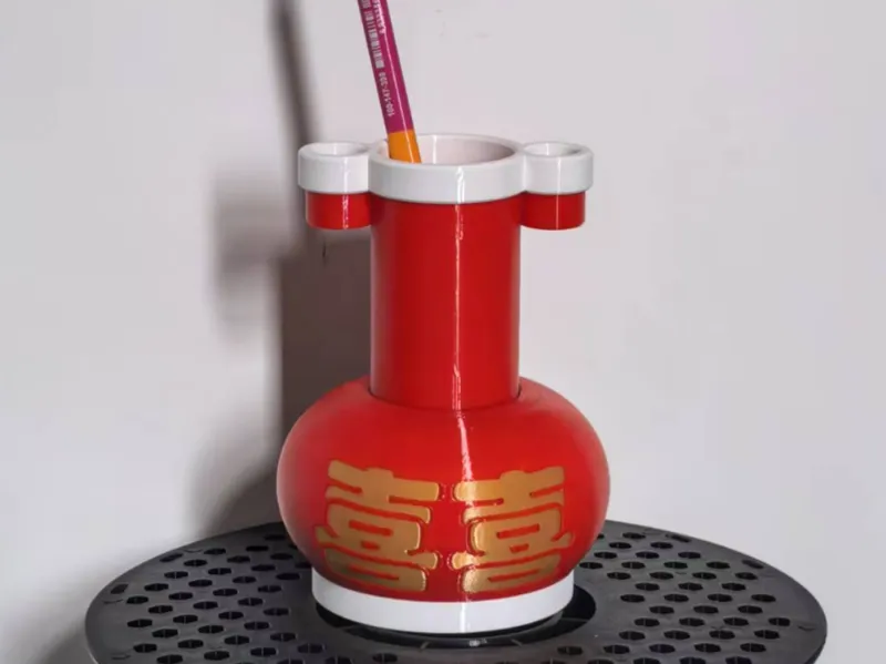 双喜投壶（笔筒）