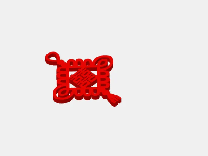 双囍中国结，结婚婚礼