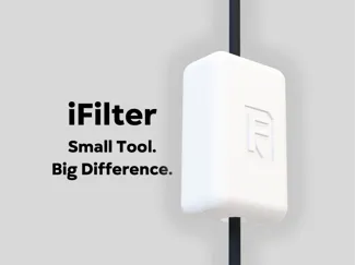 iFilter - compact filament dust filter clip