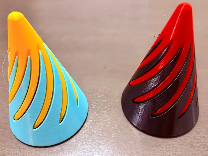 Spiral cone impossible passthrough
