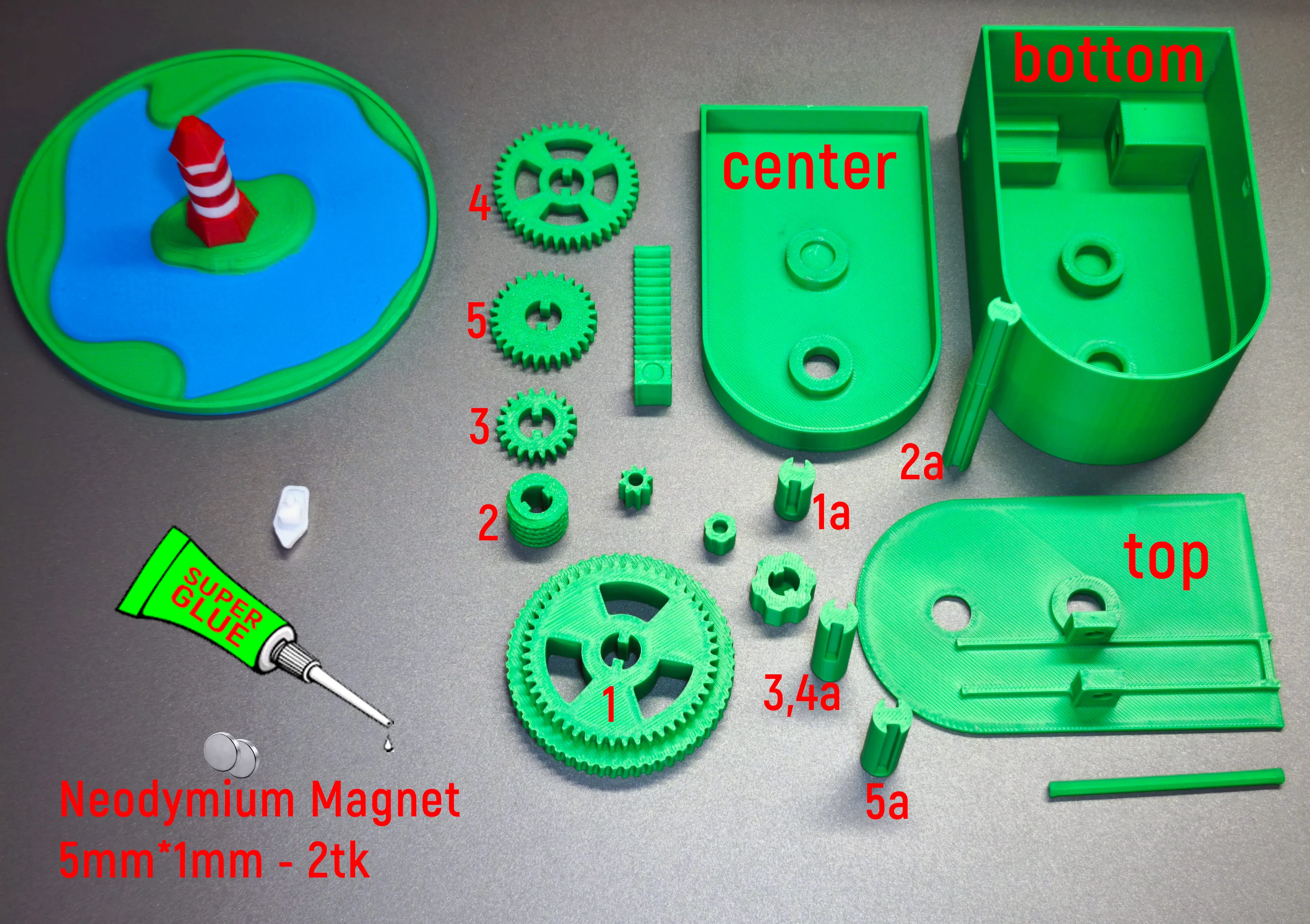 Magnetic Adventure: The Boat and the Lighthouse by Aleksandr MakerWorld ...