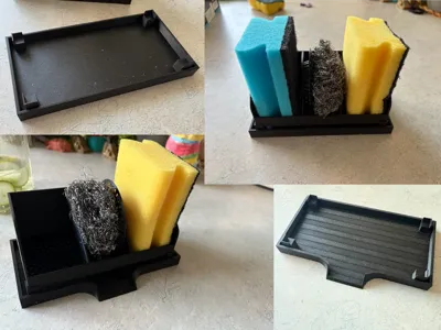Ver.2 Larger Sponge holder with/without drainer