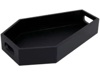 Bandeja de caixao gotica