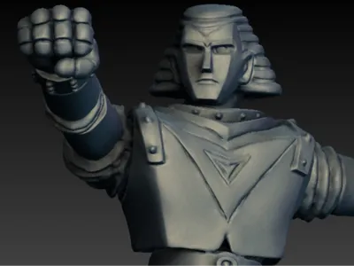 Giant robo bust