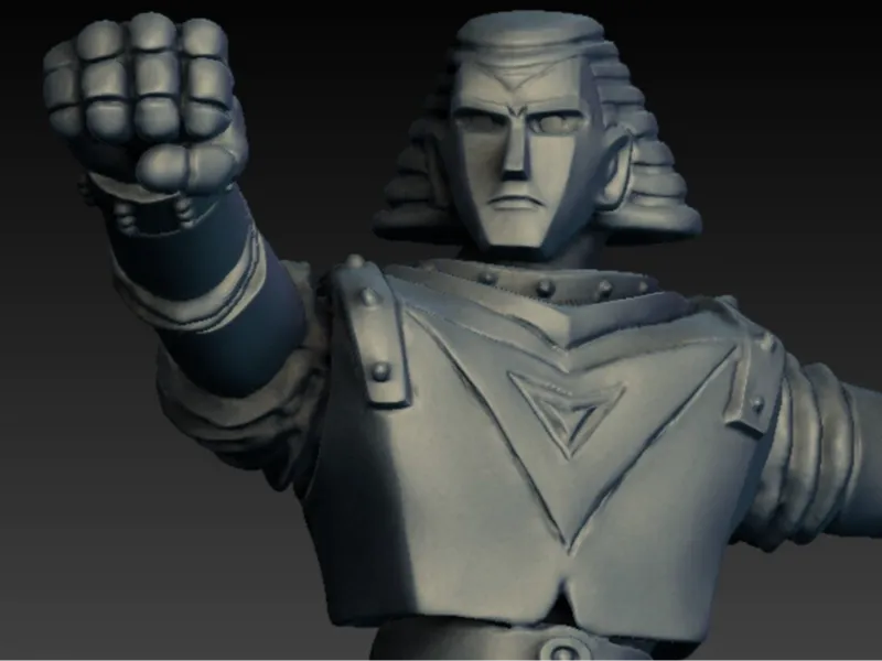 Giant robo bust