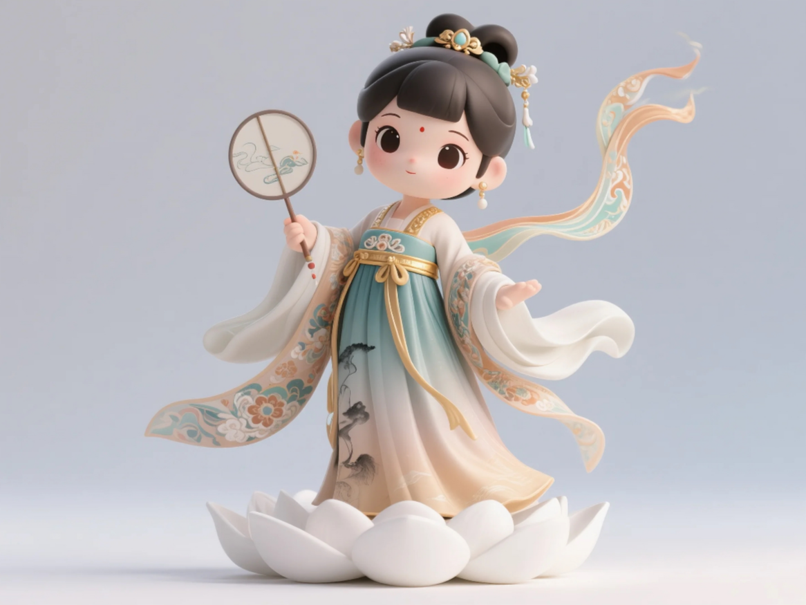 Hanfu Kız Entegre Baskı A1mini için uygun
